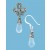 SPC CLEAR CRYST/MARC.EARRING PEND SET  =