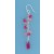 SPC S/BERRY-CHERRY QUARTZ DROP EARRINGS