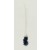 SPC SNAKE CHAIN LAPIS CHIPS DROP EARRING