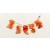 SPC SNAKE CHAIN/5 CORNELIAN CHIP DROPS =