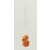 SPC SNAKE CHAIN CORN.CHIPS DROP EARRING