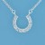 SPC 16mm CRYSTAL SET HORSESHOE/16" CHAIN