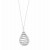 SPC FANCY TEARDROP PENDANT/16"CHAIN