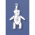 SPC SIZE 4 MOVEABLE TEDDY PENDANT      =
