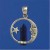 SPC AMETHYST MAN IN MOON PENDANT       -