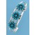 SPC 3 TQ FLOWER D SECT.WIRE CUFF BANGLE=